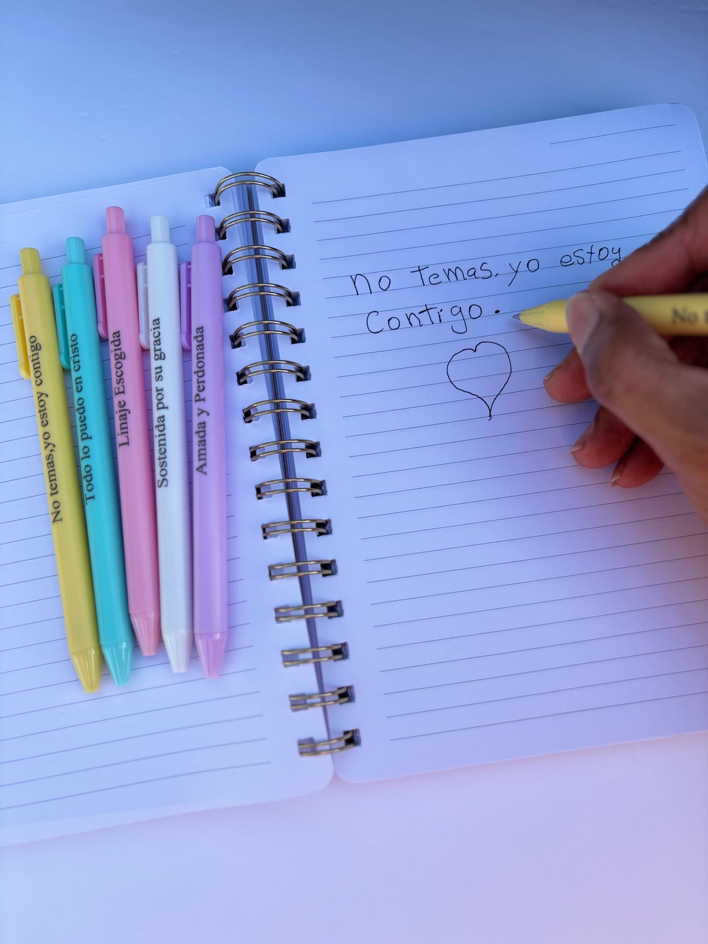 Set de Lapiceros con Mensajes de Fe.