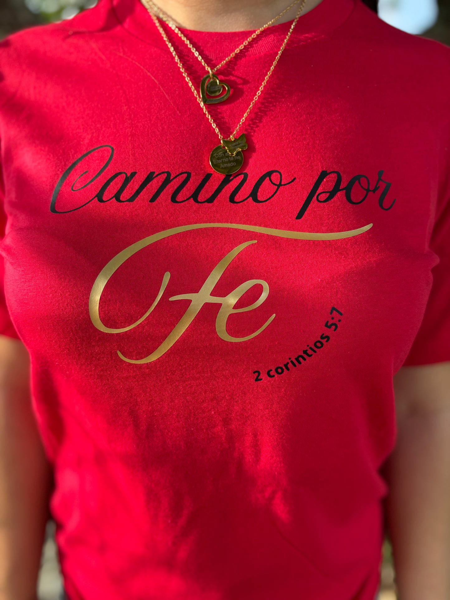 Camiseta, Camino por FE. 2-corintios 5:7