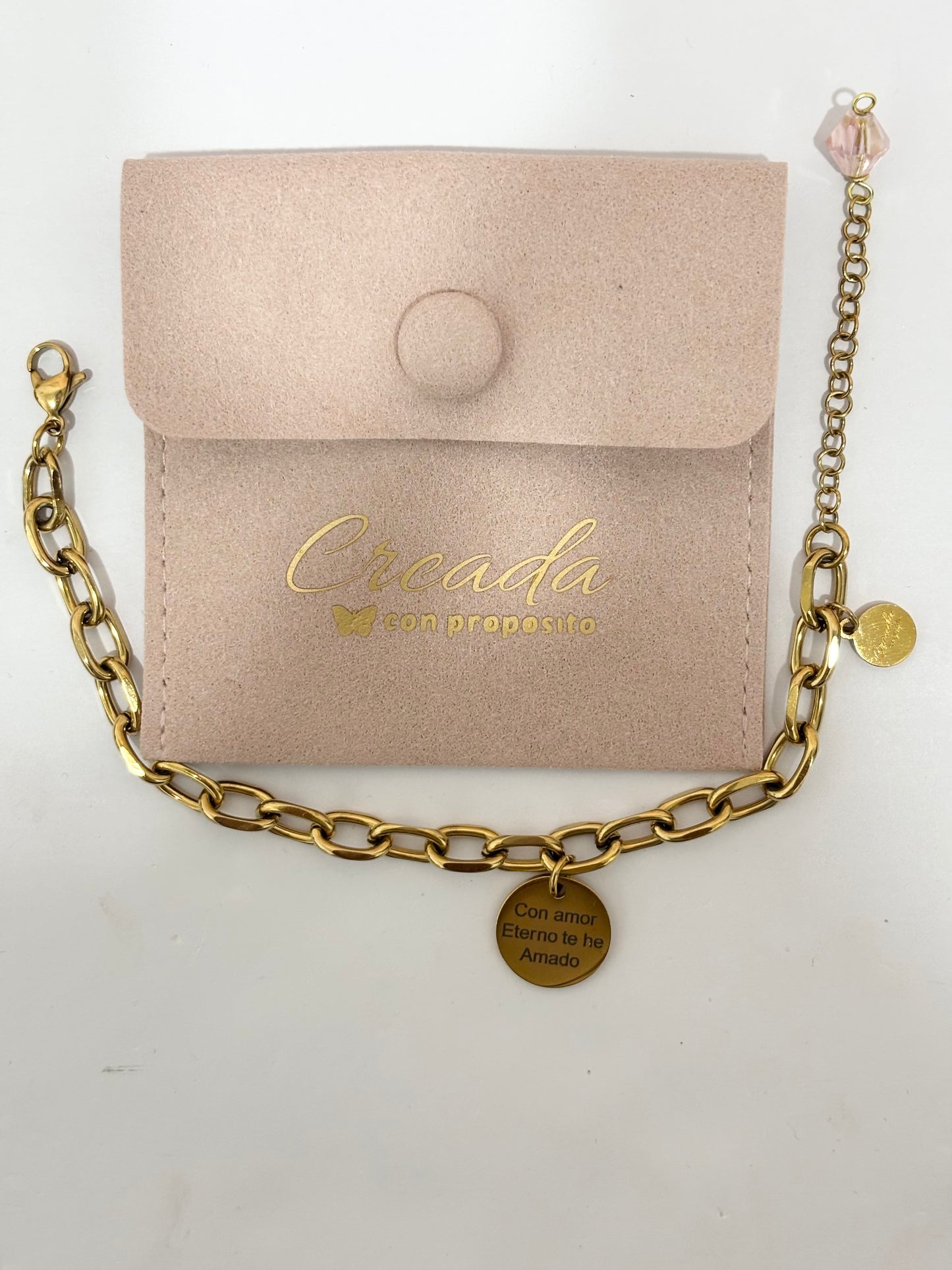 Pulsera, con amor eterno te he amado(Jeremías 31:3)