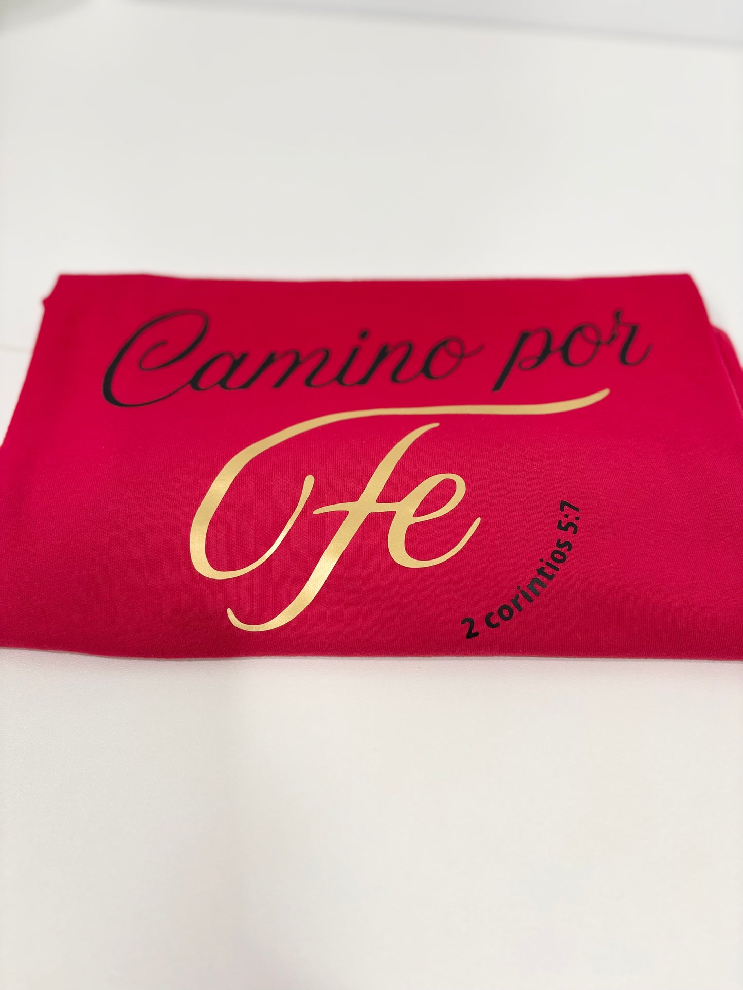 Camiseta, Camino por FE. 2-corintios 5:7