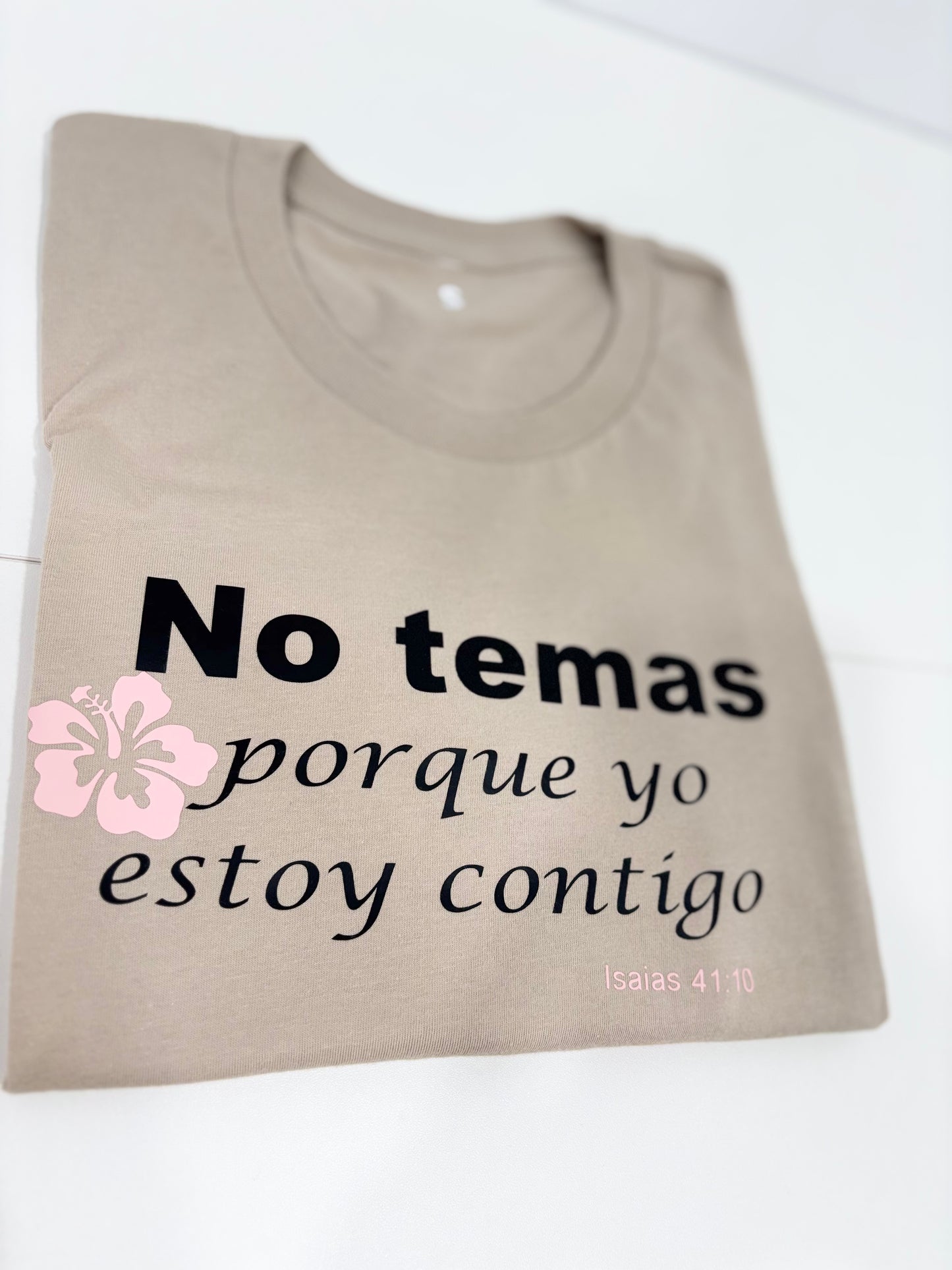 Camiseta, No temas Isaías 41:10