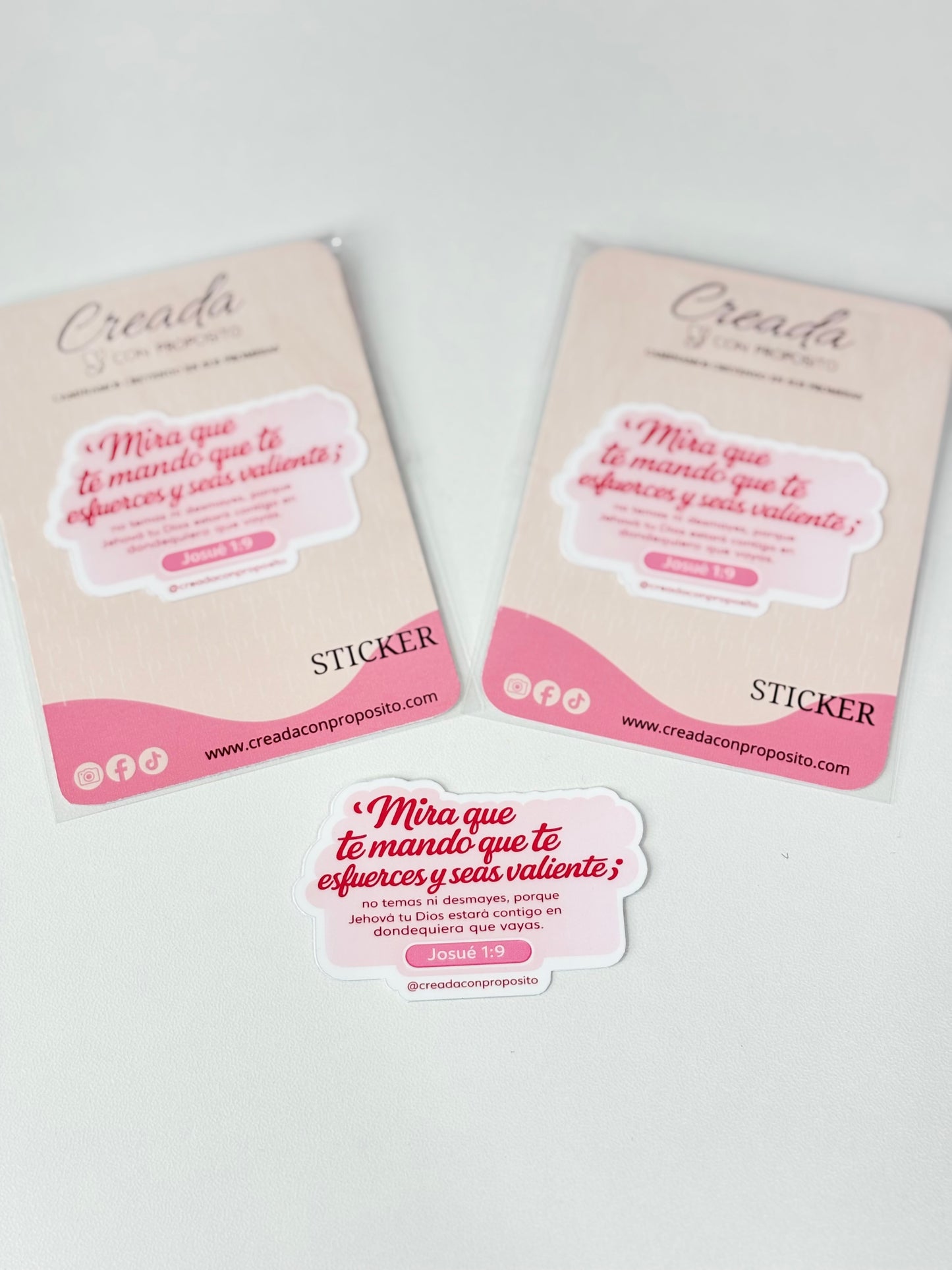 Sticker, Esfuérzate y se valiente