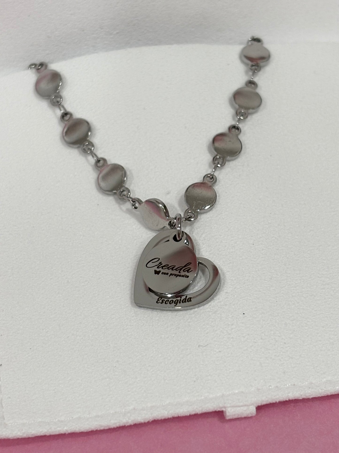 Pulsera Escogida (color plata)