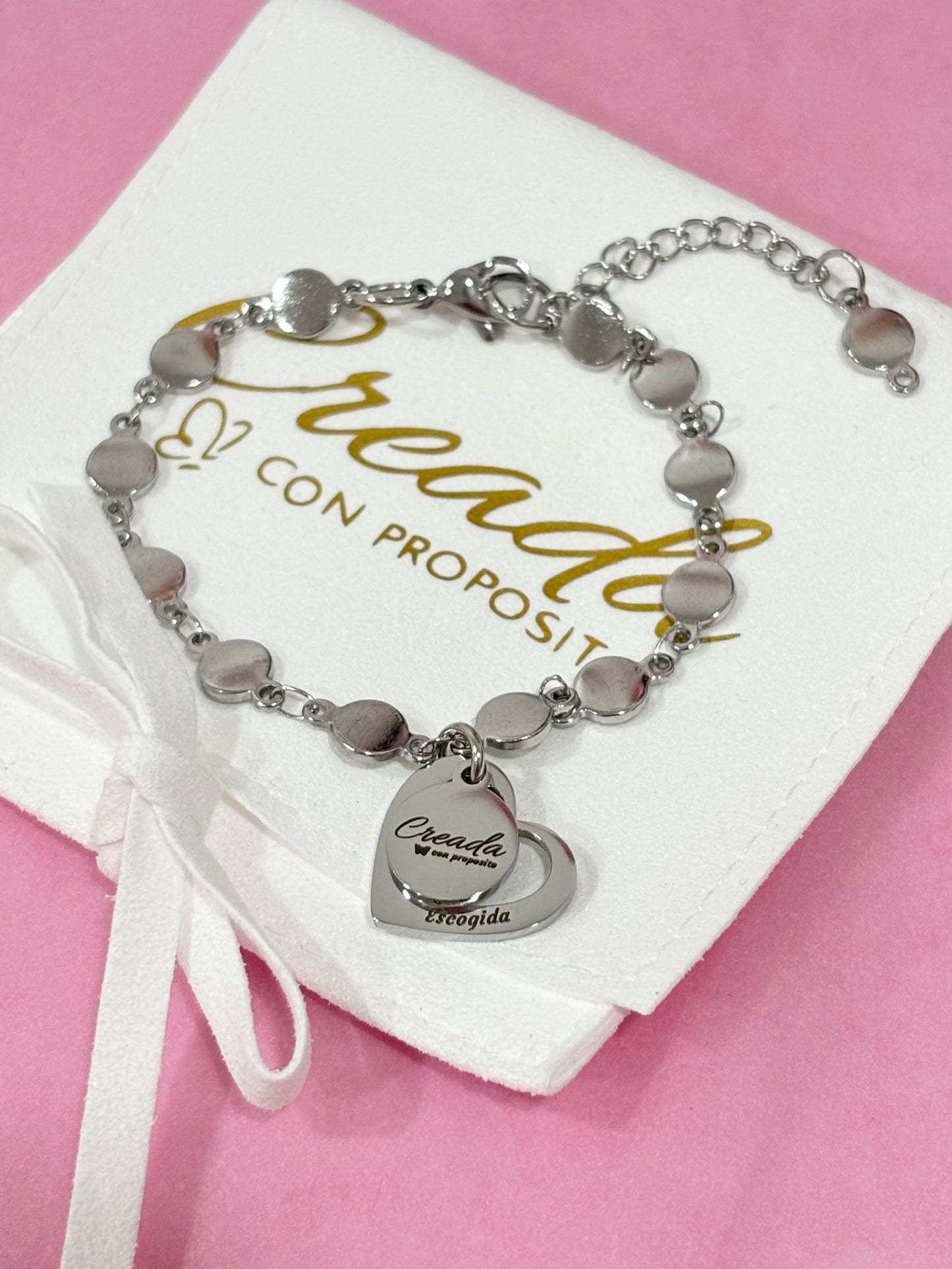 Pulsera Escogida (color plata)