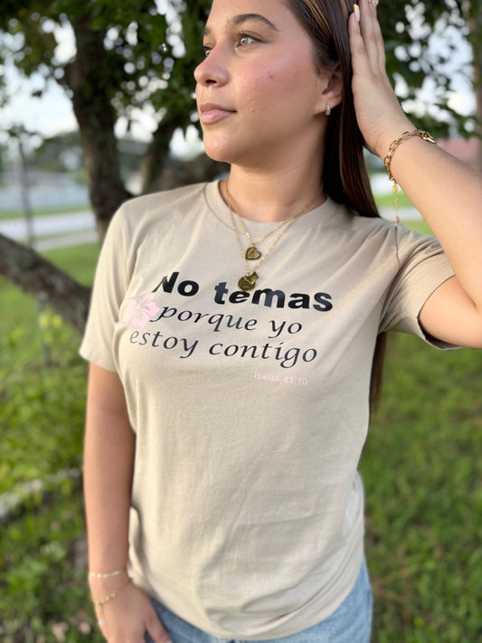 Camiseta, No temas     Isaías 41:10