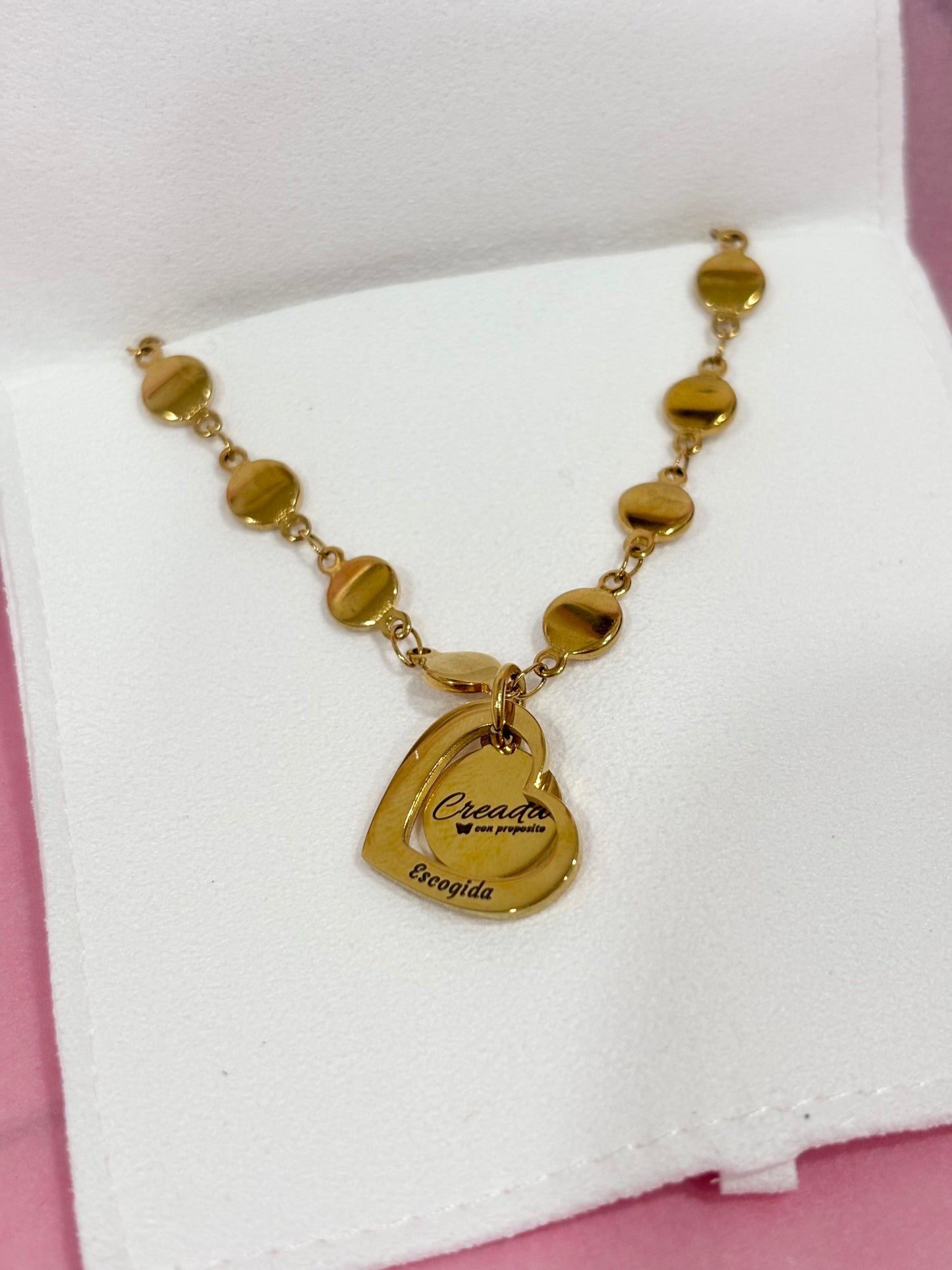 Pulsera, Escogida (color dorado)