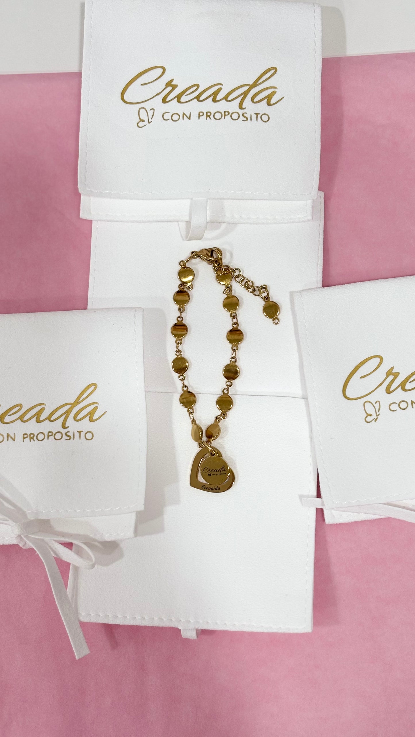 Pulsera, Escogida (color dorado)