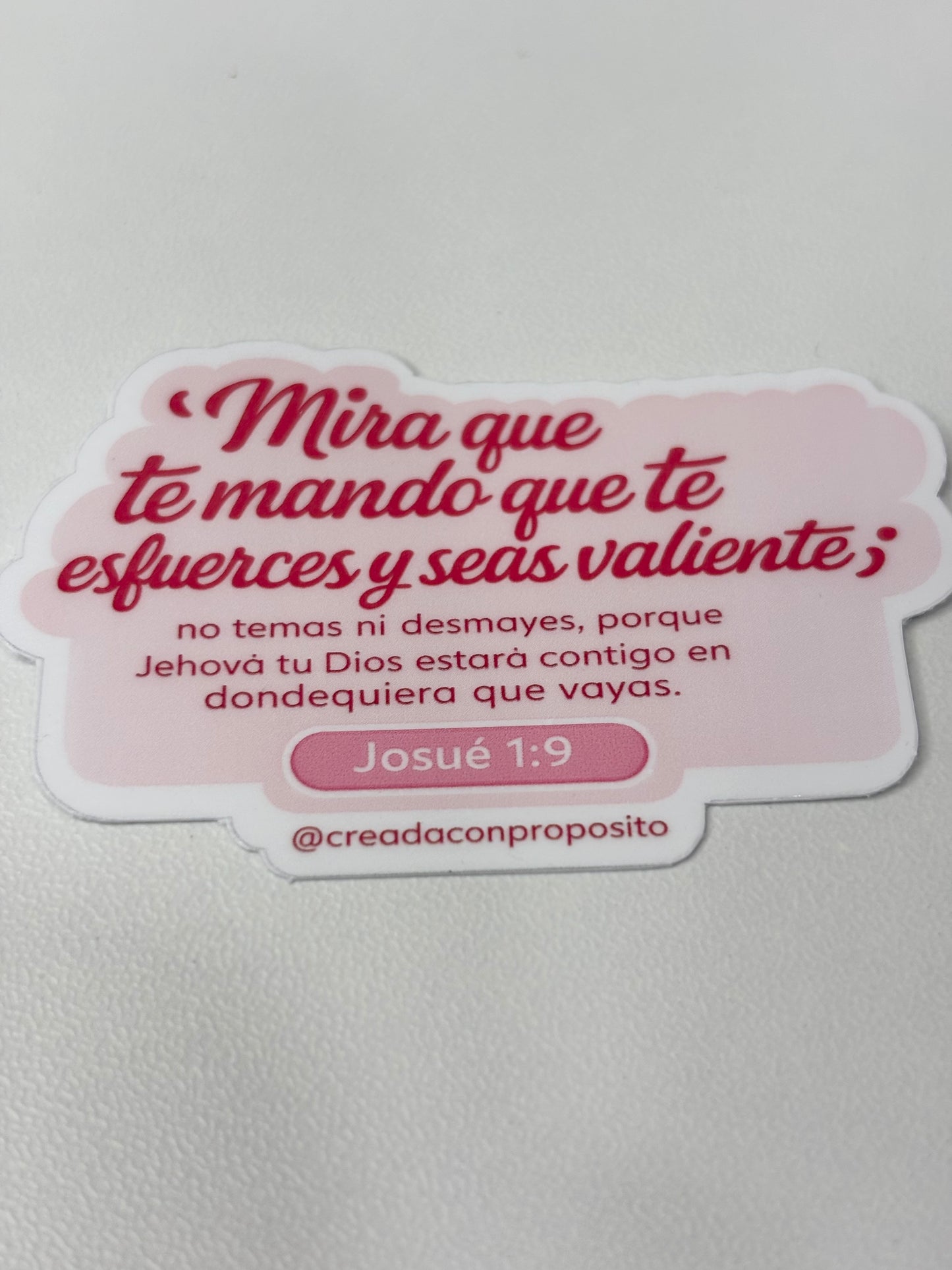 Sticker, Esfuérzate y se valiente