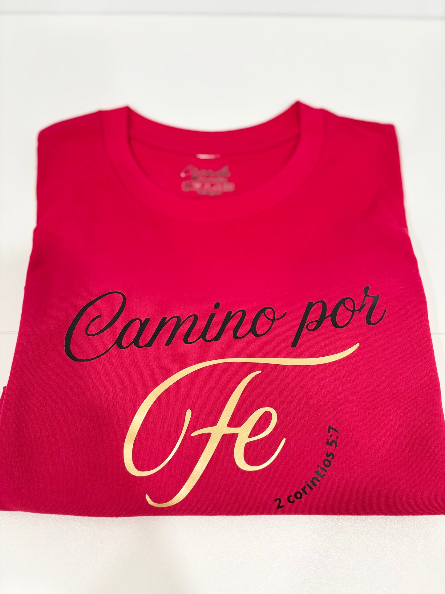 Camiseta, Camino por FE. 2-corintios 5:7